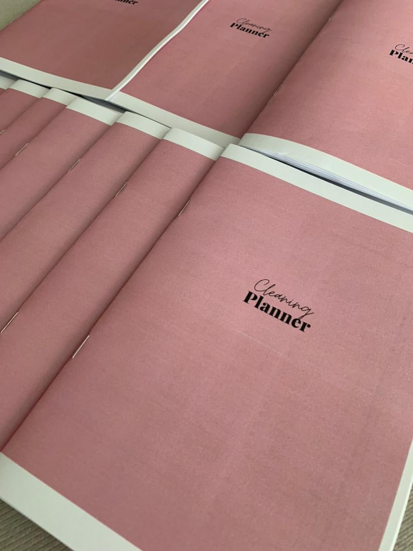 Cleaning planner (Physical book) A5 size