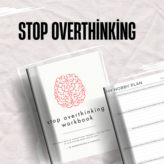 Stop overthinking workbook (e-book )