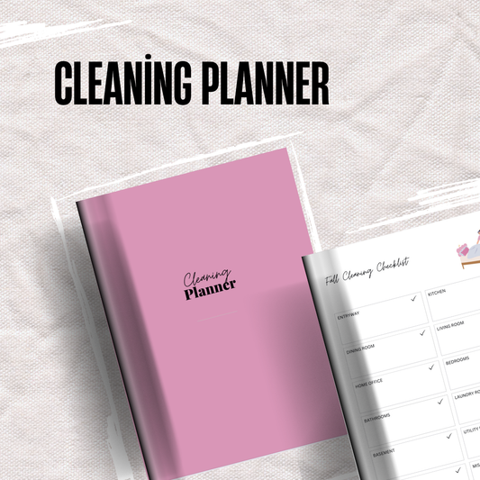 Cleaning planner (Physical book) A5 size